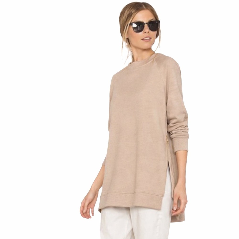 Varley Manning Pullover Sweatshirt, Mauve, Casual, Athleisure, XS- M